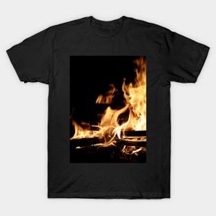 Fire, photography by Immortal Peaches T-Shirt